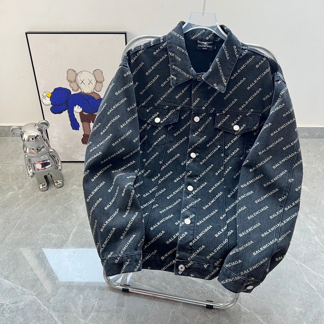letter 1 color fashion coat 091808