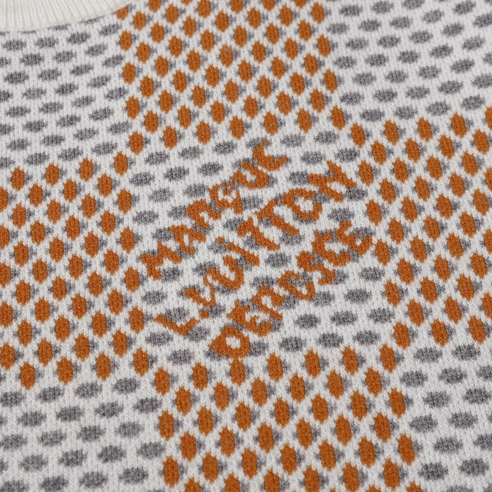 Retro atmosphere round neck autumn and winter loose and lazy feeling thick unisex sweater M802-Orange