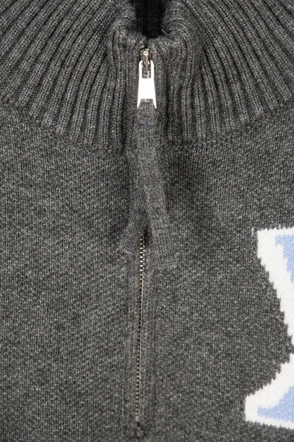 Retro atmosphere round neck autumn and winter loose and lazy feeling thick unisex sweater P205-Grey