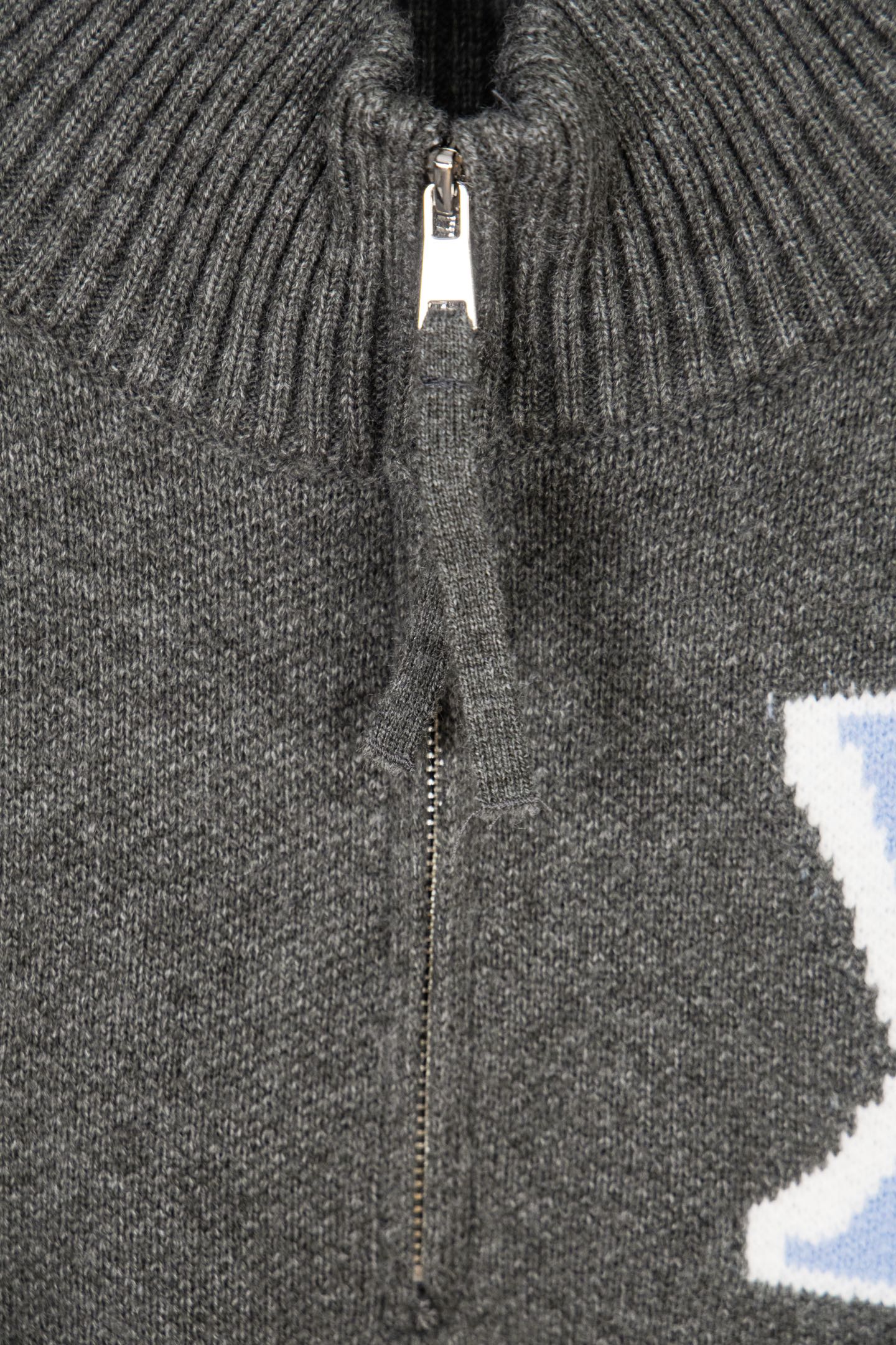 Retro atmosphere round neck autumn and winter loose and lazy feeling thick unisex sweater P205-Grey