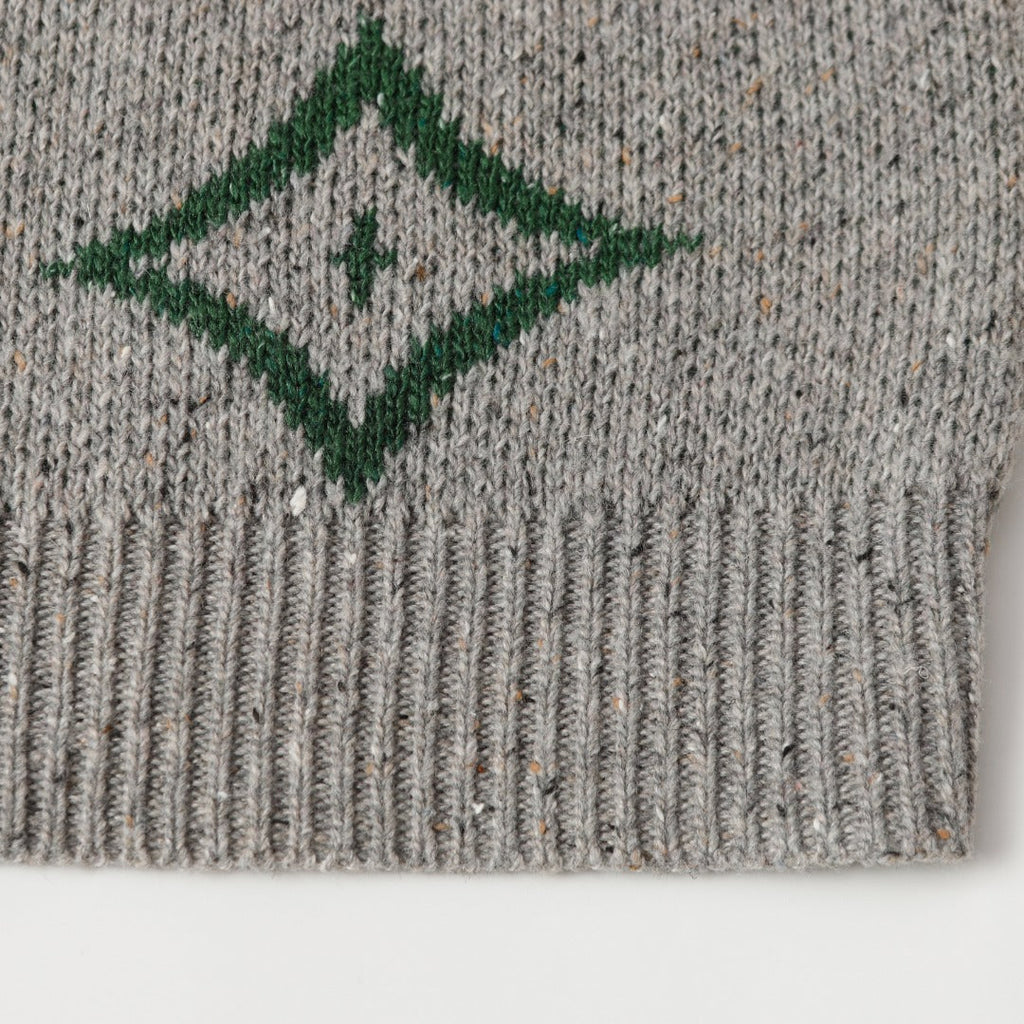 Retro atmosphere round neck autumn and winter loose and lazy feeling thick unisex sweater M833-Grey