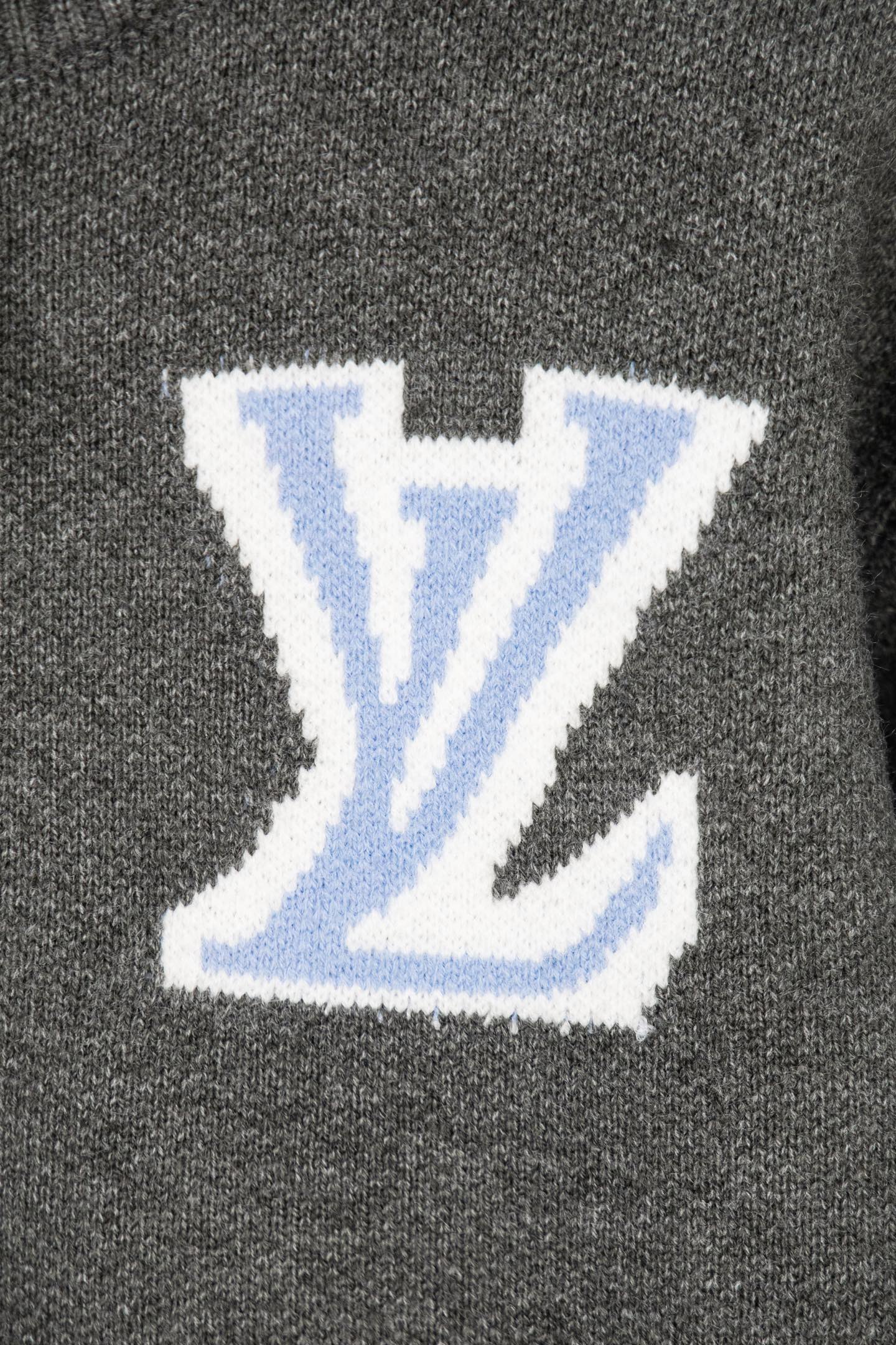 Retro atmosphere round neck autumn and winter loose and lazy feeling thick unisex sweater P205-Grey