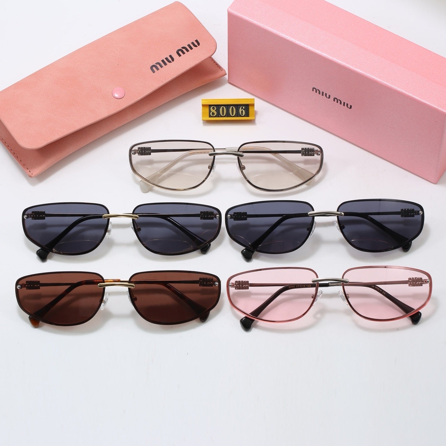 Fashion hot 5 color sunglasses 8006