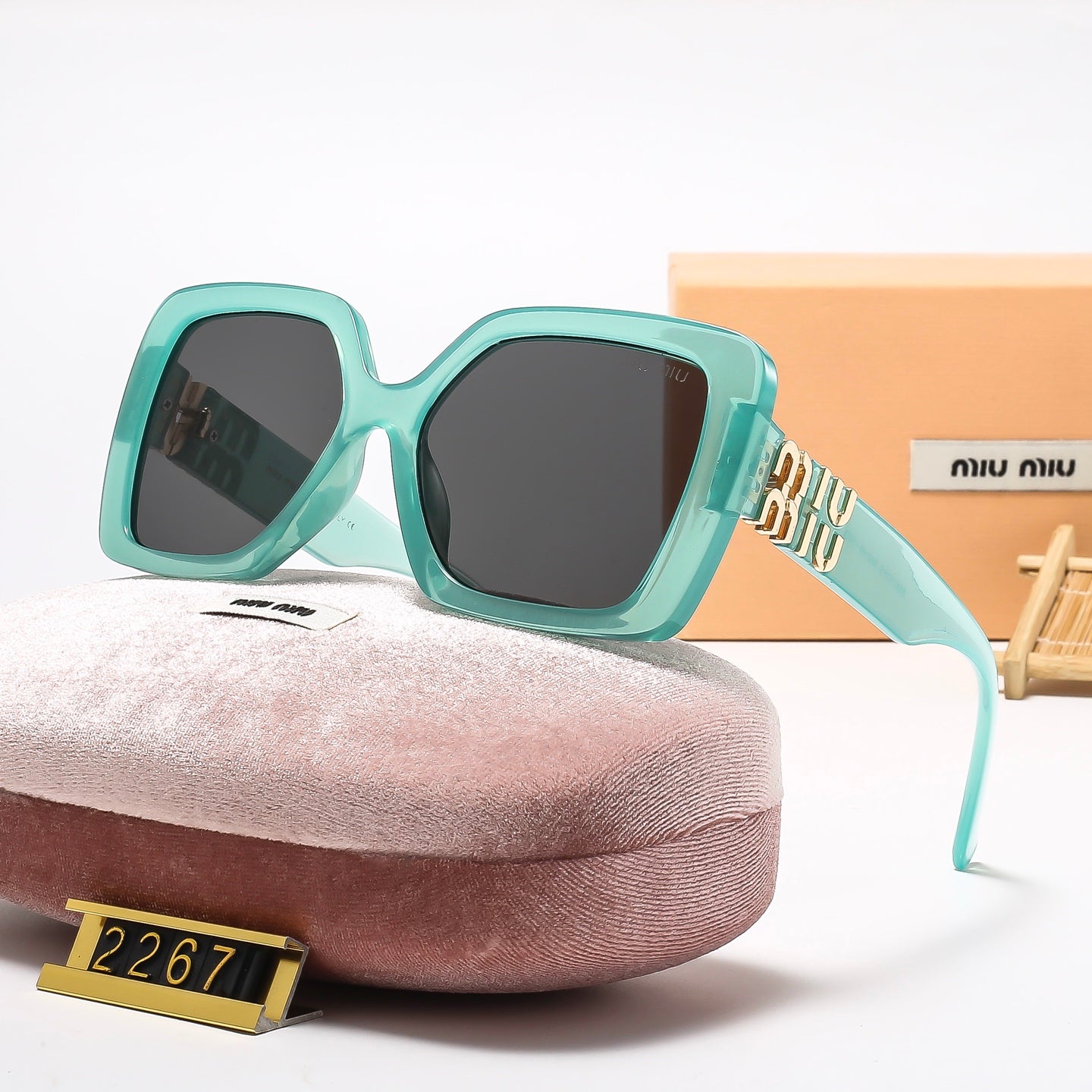 Fashion hot 6 color sunglasses 2267