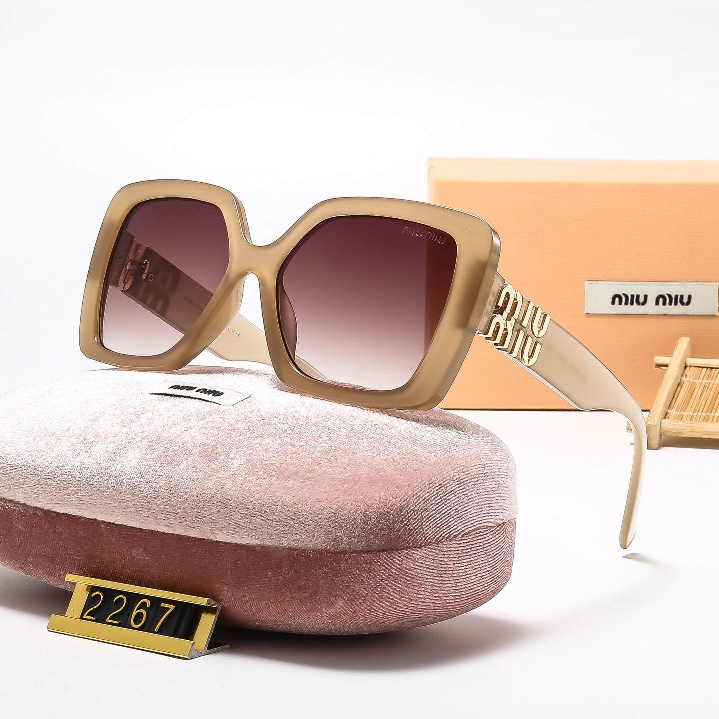 Fashion hot 6 color sunglasses 2267