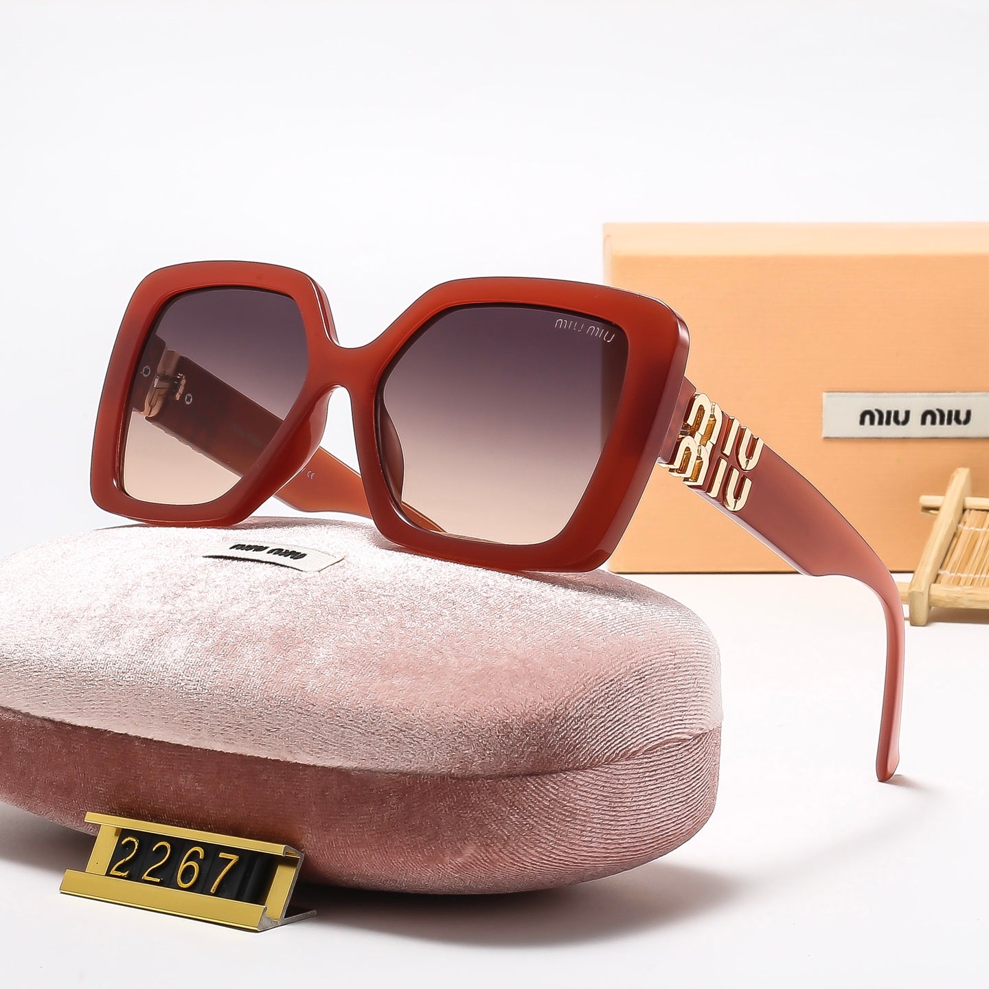 Fashion hot 6 color sunglasses 2267