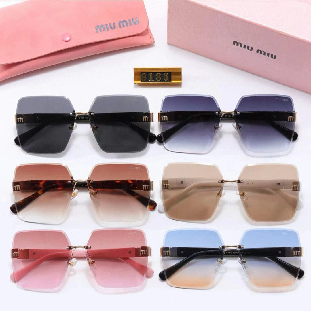 Fashion hot 6 color sunglasses 9186