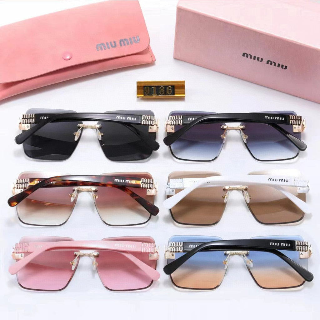 Fashion hot 6 color sunglasses 9186
