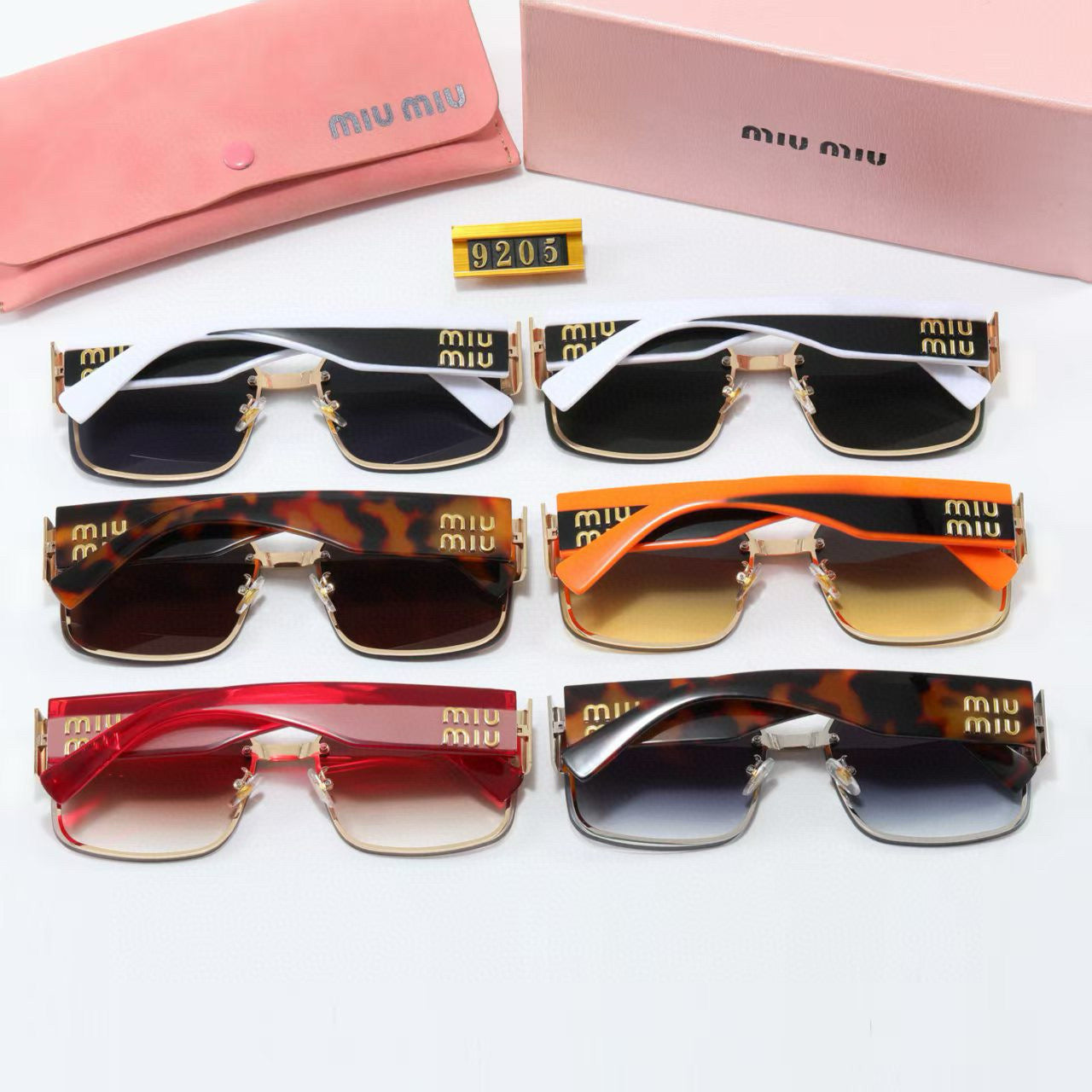 Fashion hot 6 color sunglasses 9205