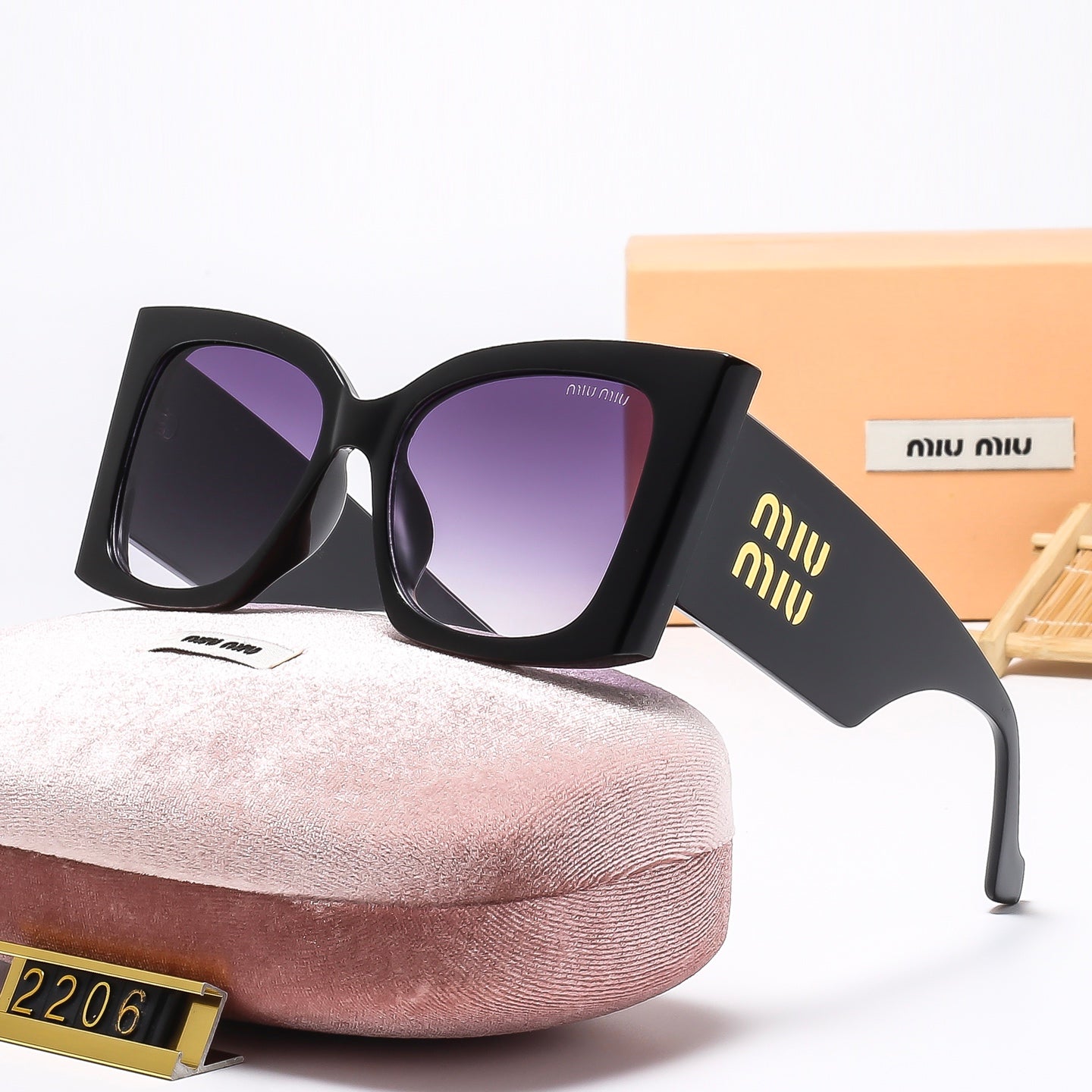 Fashion hot 7 color sunglasses 2206