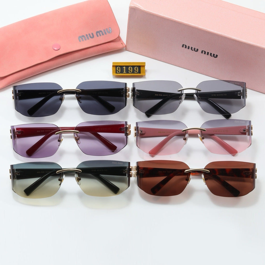 Fashion hot 6 color sunglasses 9199