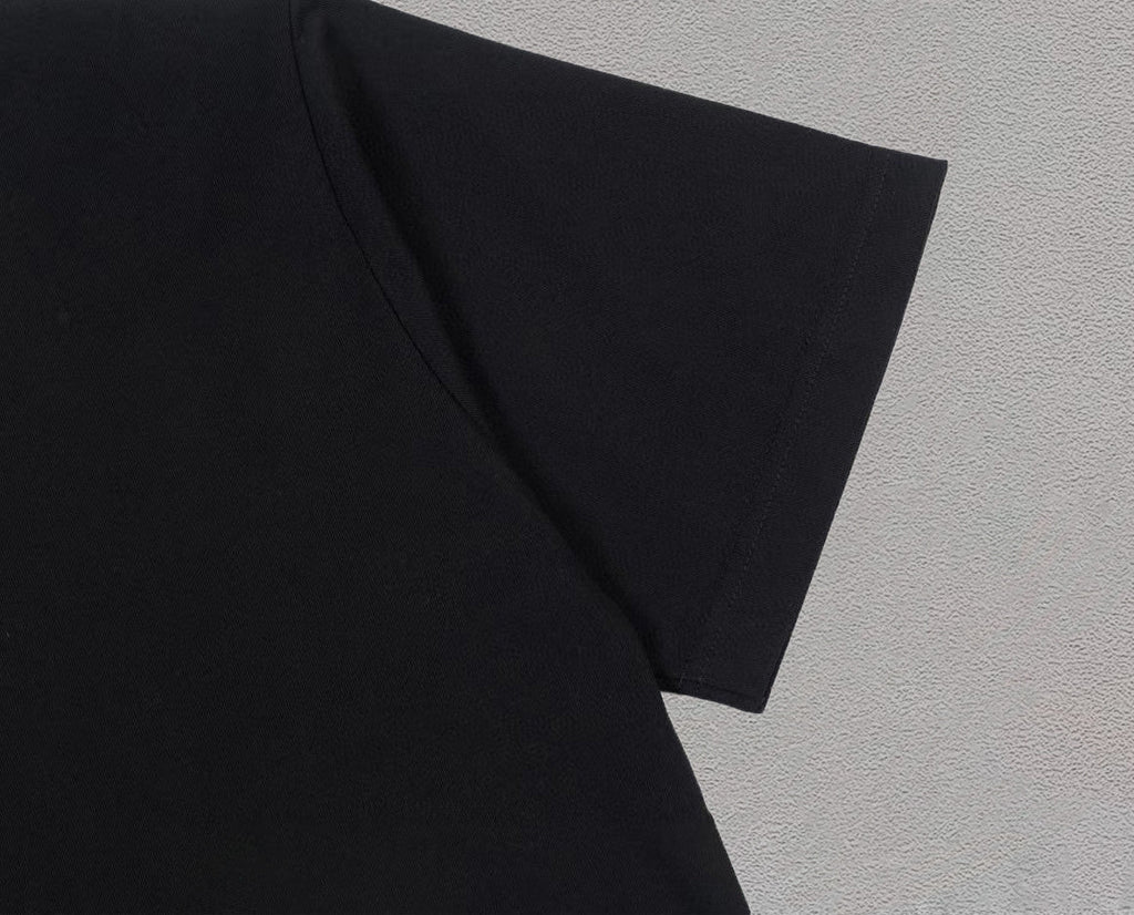 Black fashion T-shirt 058