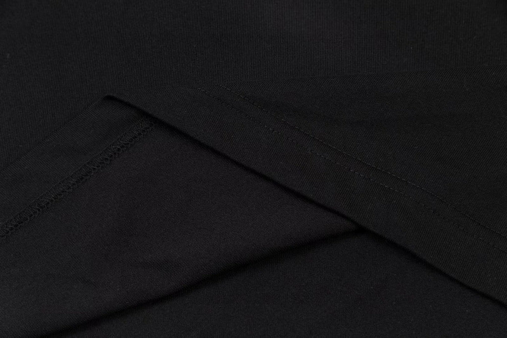 Black fashion T-shirt 058