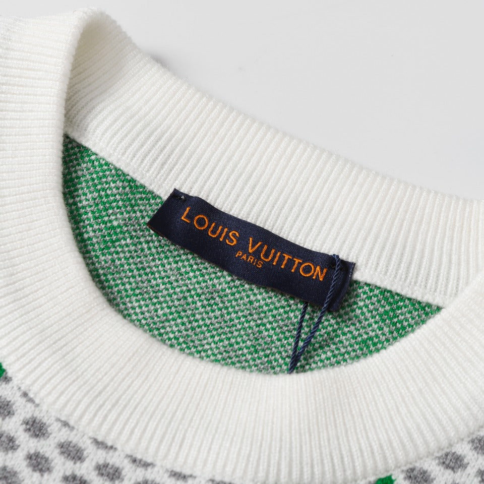 Retro atmosphere round neck autumn and winter loose and lazy feeling thick unisex sweater M801-Green