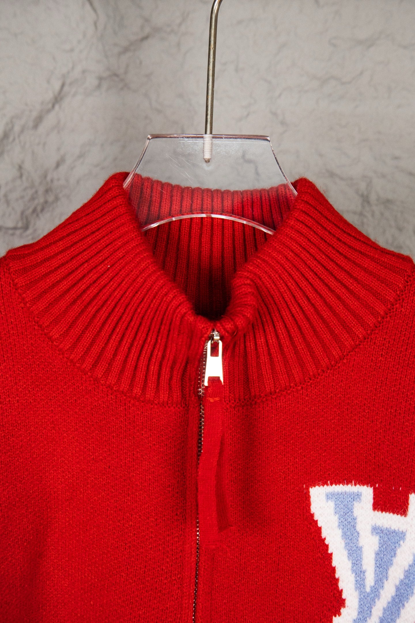 Retro atmosphere round neck autumn and winter loose and lazy feeling thick unisex sweater P205-Red