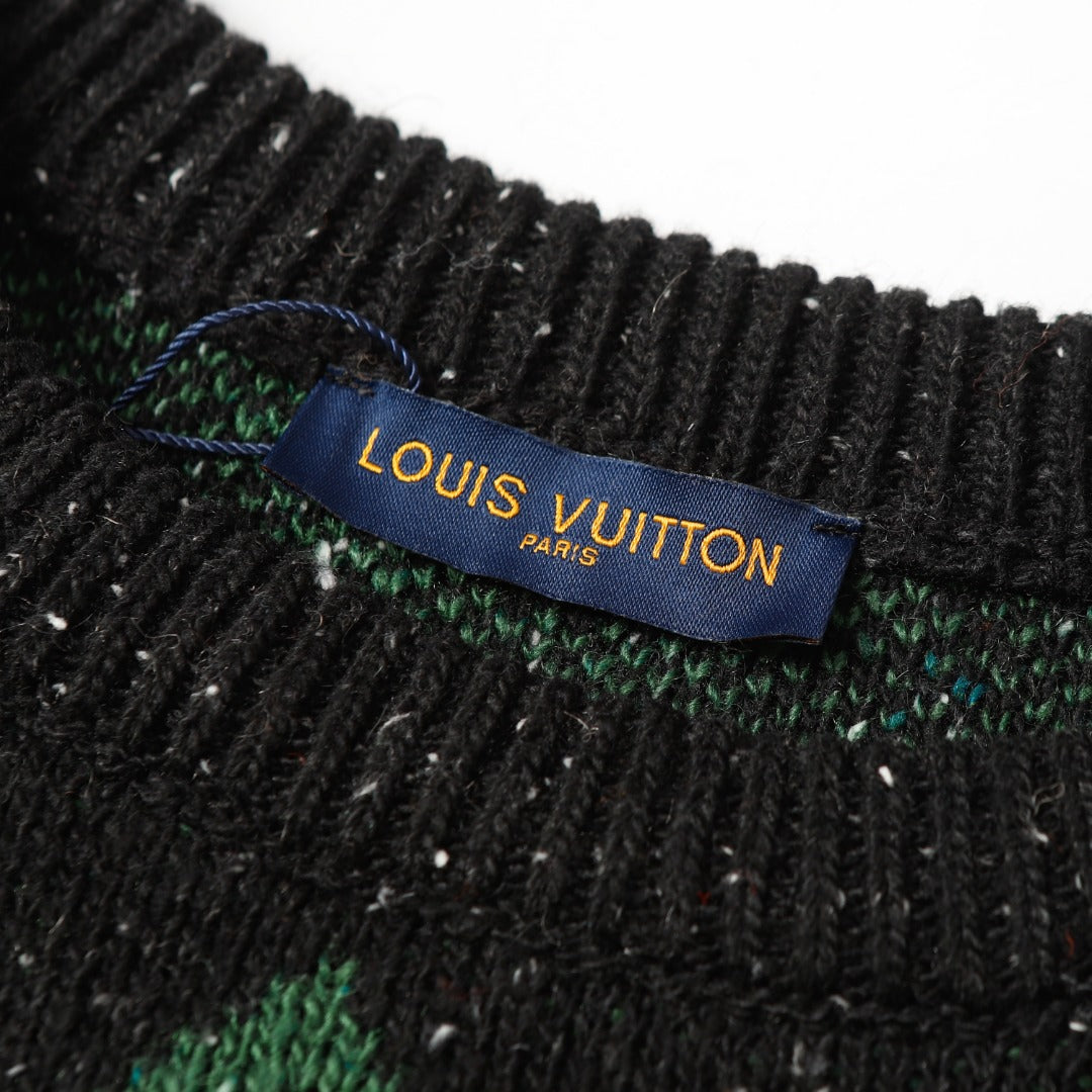 Retro atmosphere round neck autumn and winter loose and lazy feeling thick unisex sweater M832-Black