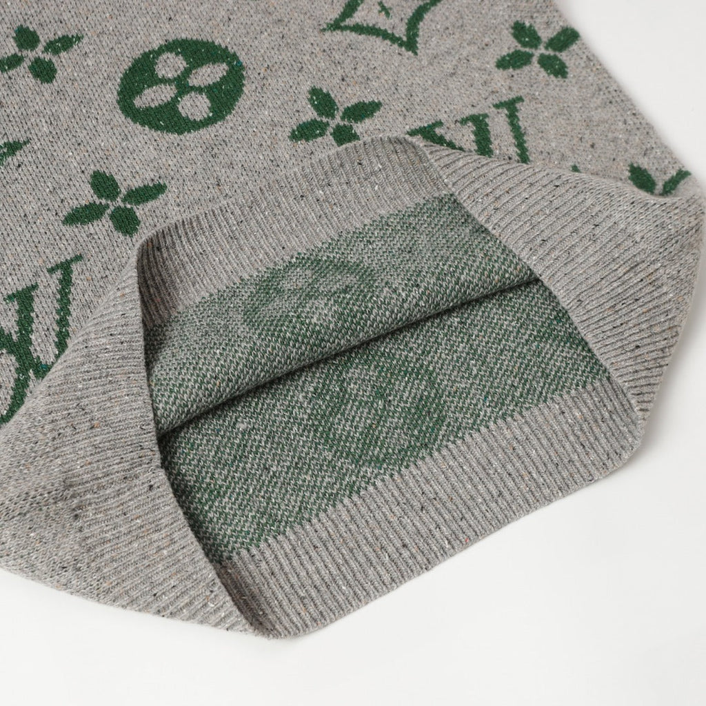 Retro atmosphere round neck autumn and winter loose and lazy feeling thick unisex sweater M833-Grey