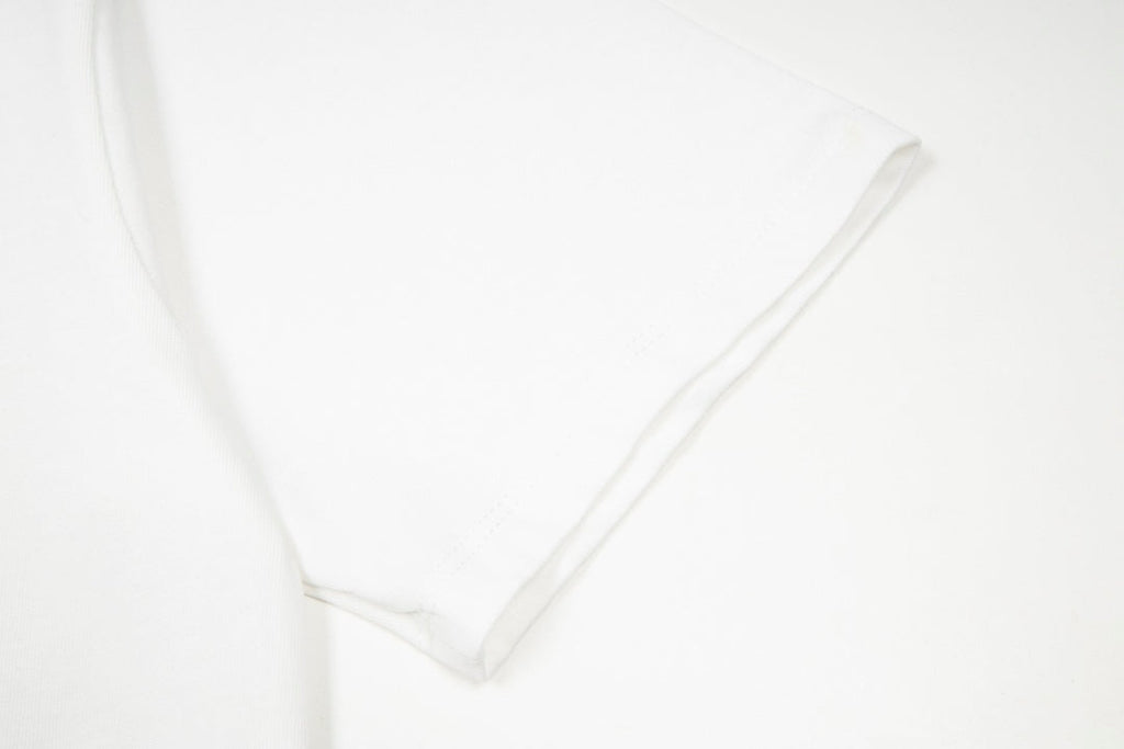 Printed lettering cotton T-shirt