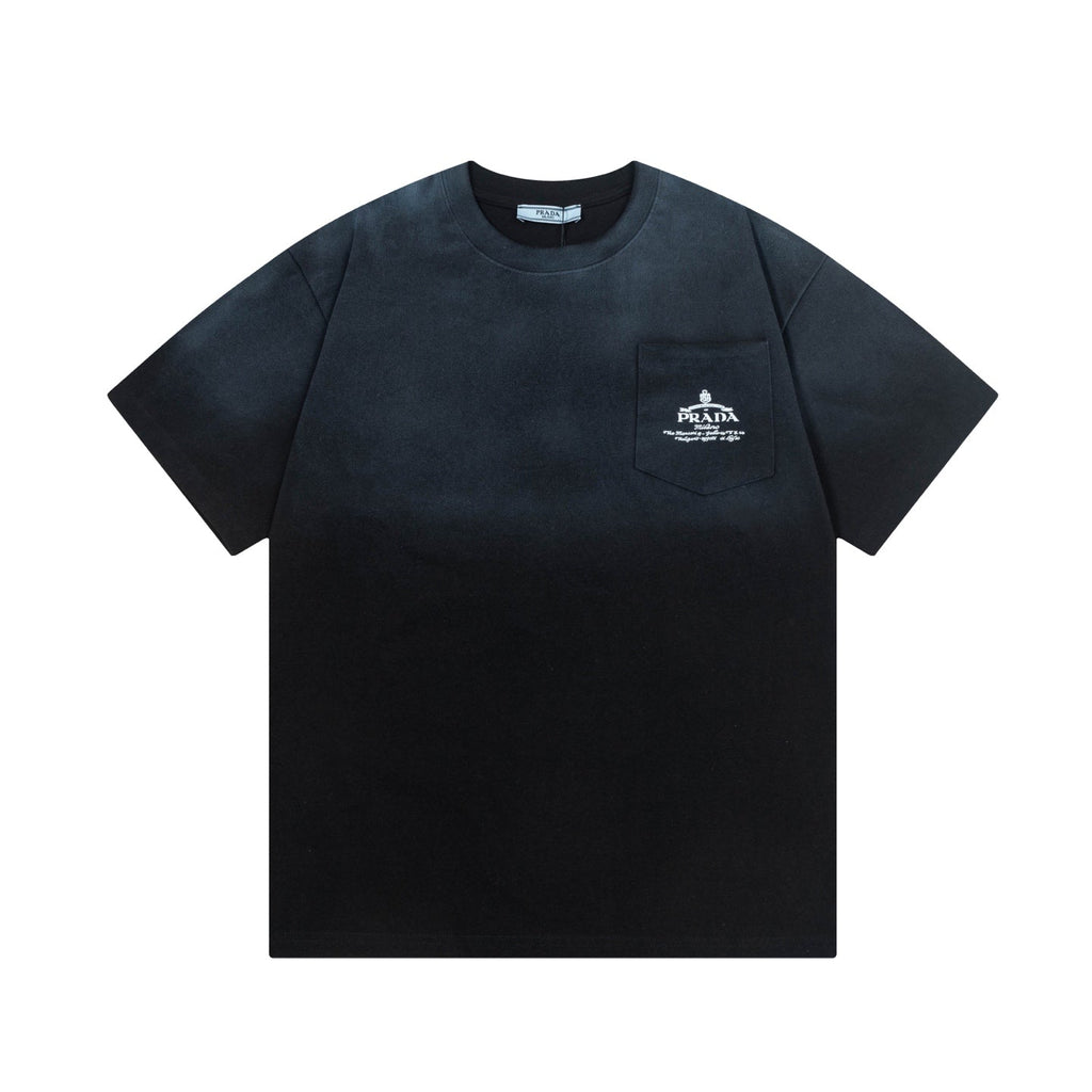Gradient cotton T-shirt