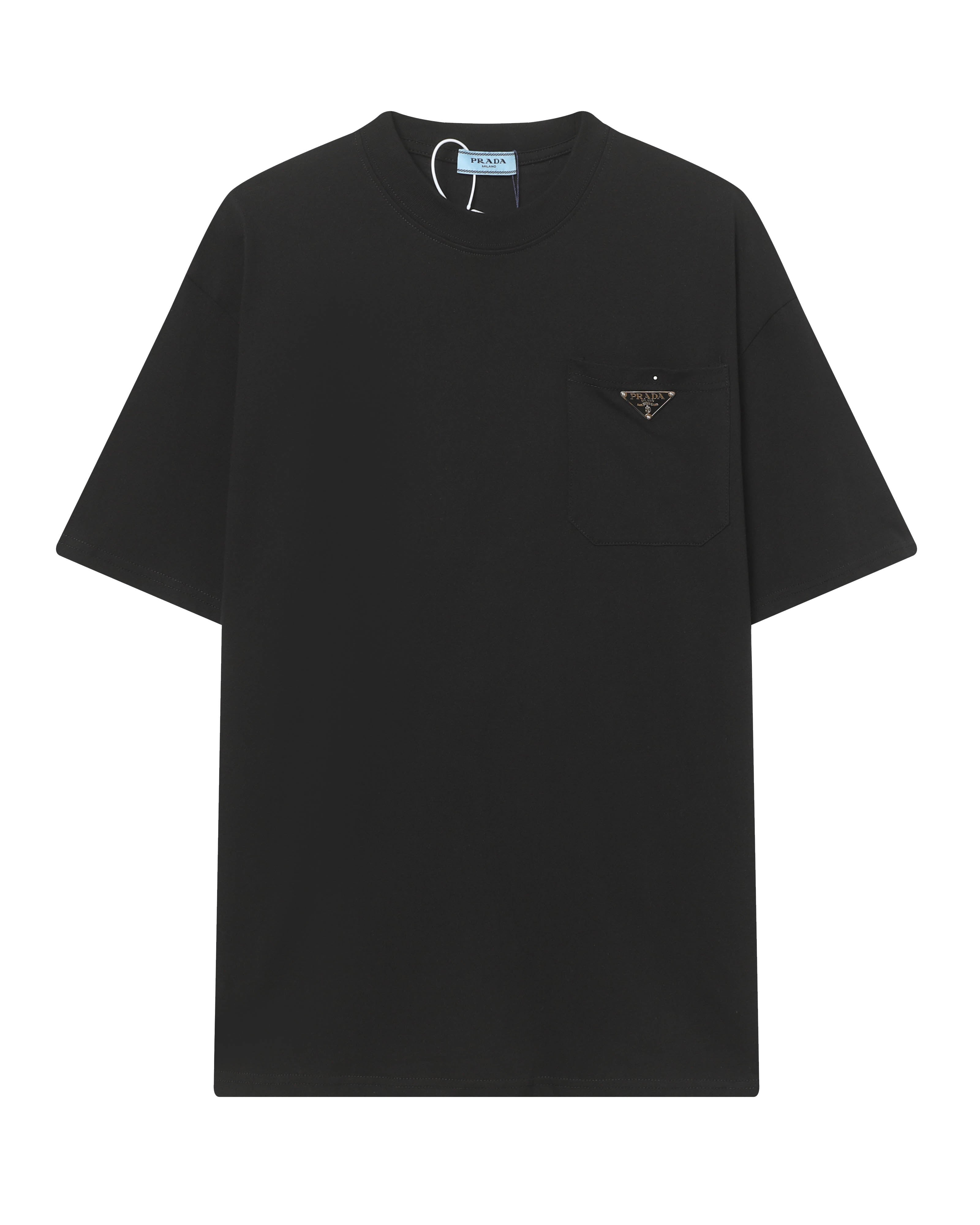 Pocket Printed Cotton T-Shirt
