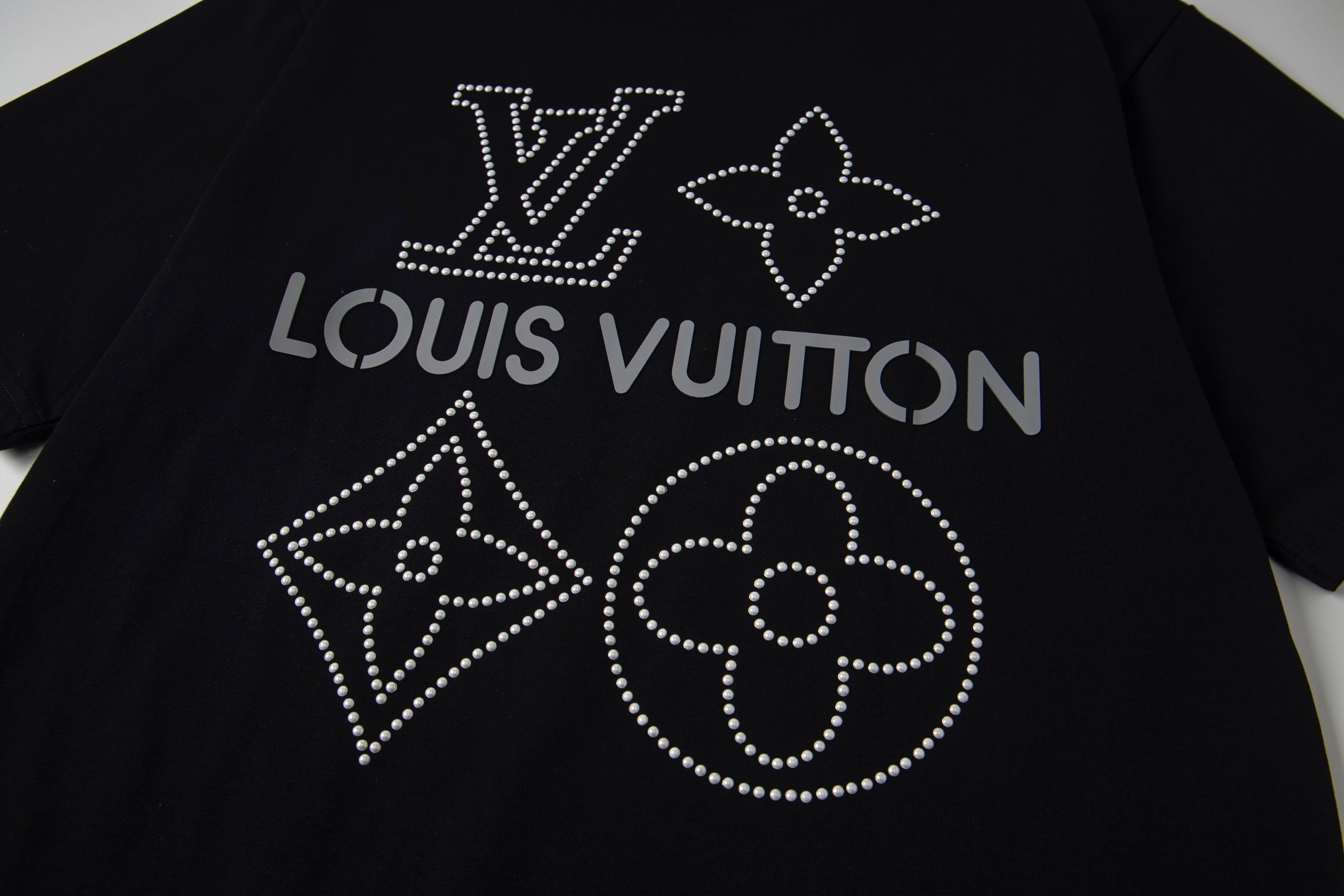 3D Pearl Embroidery T-Shirt
