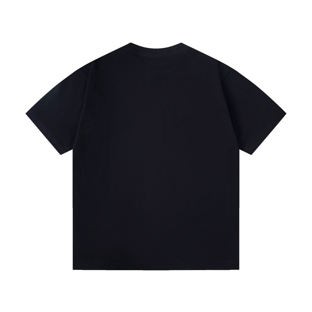 Embroidered pocket cotton T-shirt