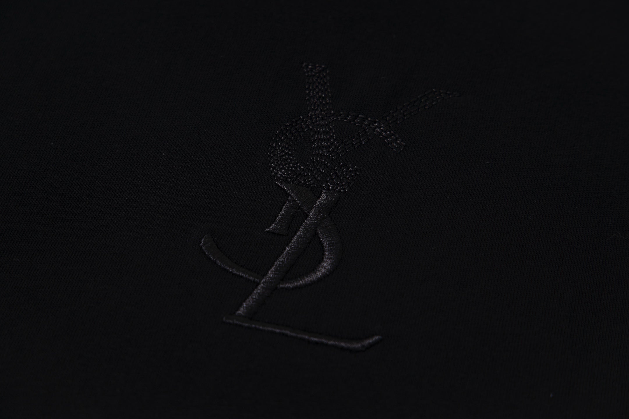 Embroidered cotton T-shirt