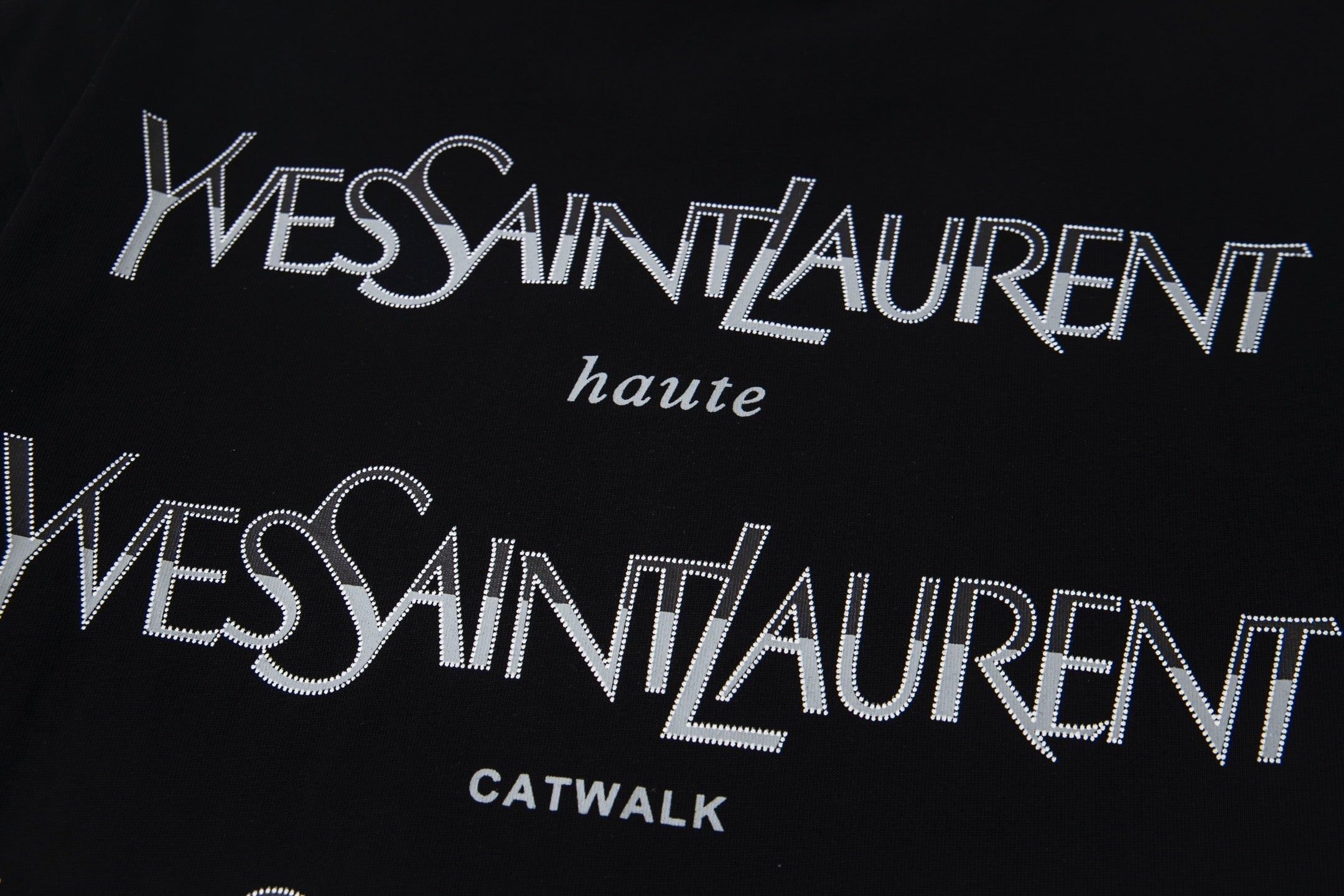 Embroidered cotton T-shirt